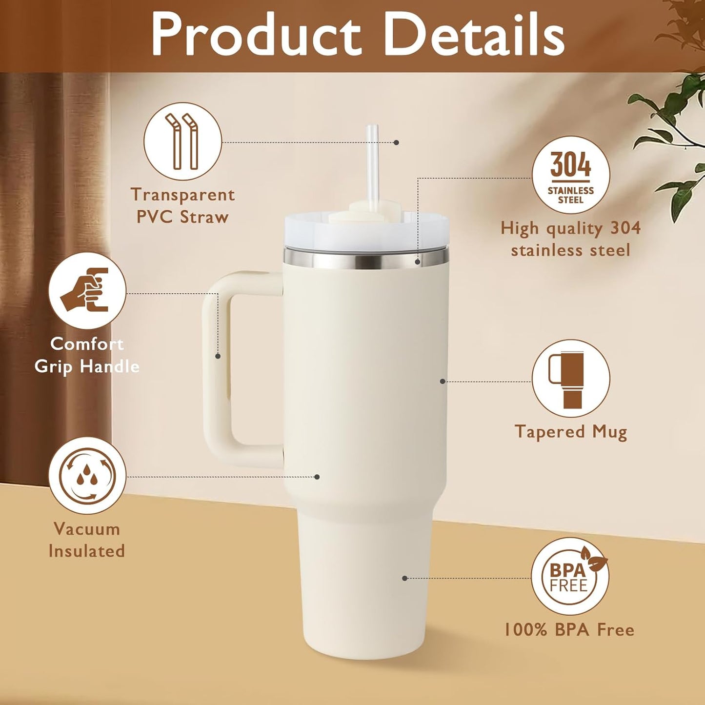 Stainless Steel Travel Cup 40oz